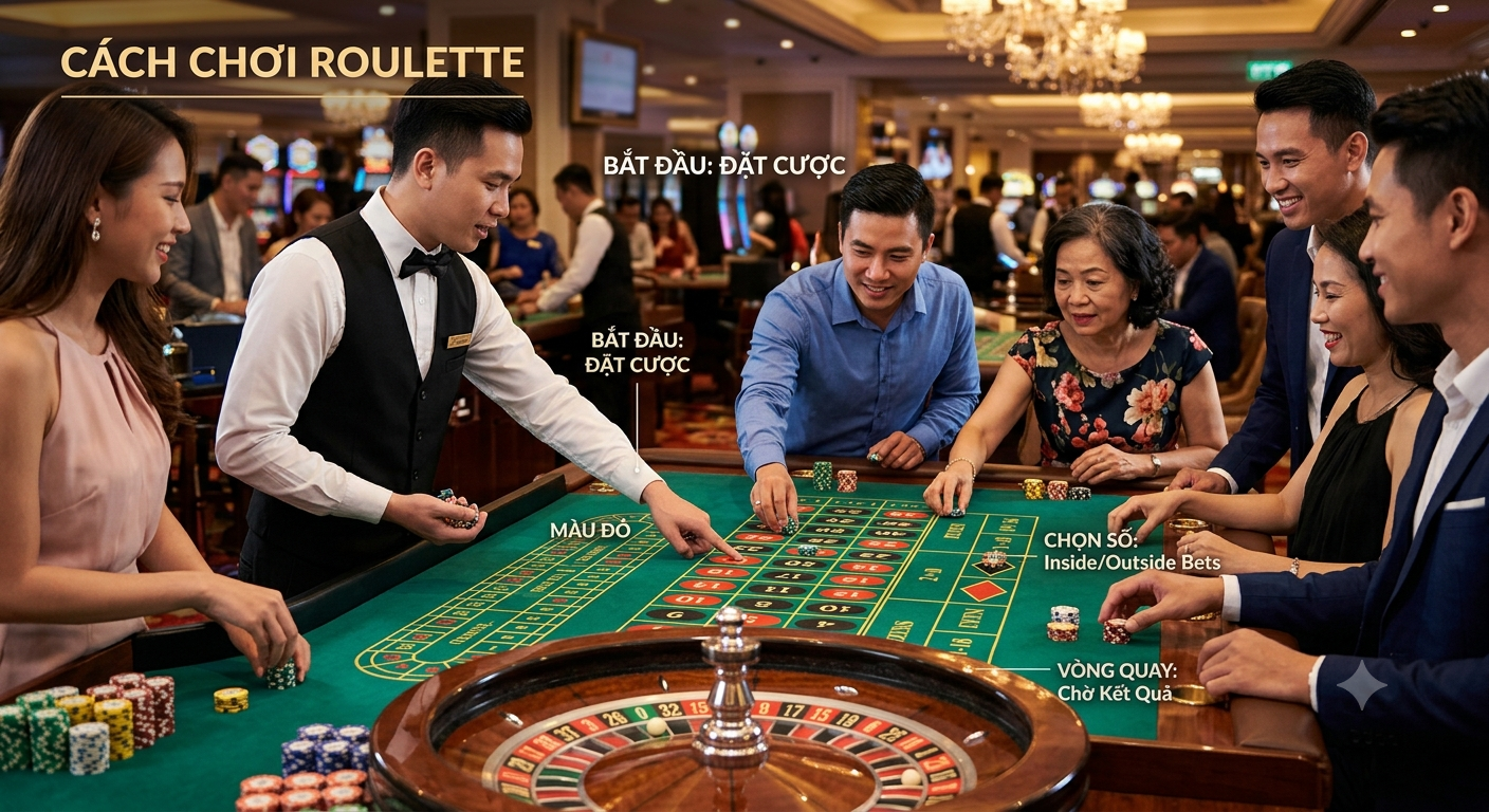 cách chơi trò chơi roulette